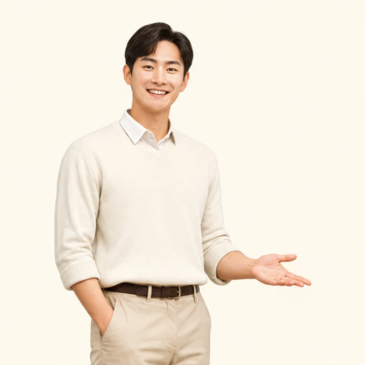 신용불량 모닝 장기렌트 상담 신청을 안내하는 담당자